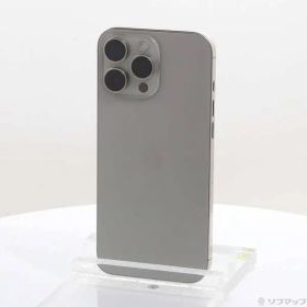 〔中古品〕 iPhone16 Pro Max 256GB ナチュラルチタニウム MYWK3J／A SIMフリー【258】