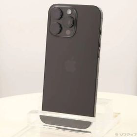 〔中古品〕 iPhone16 Pro Max 256GB ブラックチタニウム MYWG3J／A SIMフリー【198】