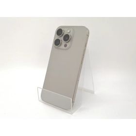 【中古】Apple 国内版 【SIMフリー】 iPhone 15 Pro 256GB ナチュラルチタニウム MTUF3J/A【三宮センター】保証期間1ヶ月【ランクC】