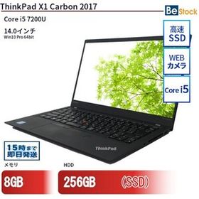 中古 ノートパソコン Lenovo レノボ ThinkPad X1 Carbon 2017 20HR0005JP Core i5 メモリ：8GB 6ヶ月保証