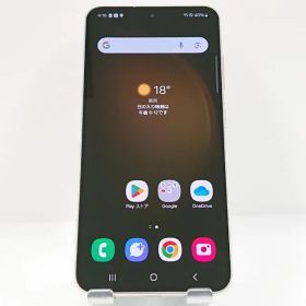 Galaxy S23 SCG19 au クリーム 送料無料 本体 c11482