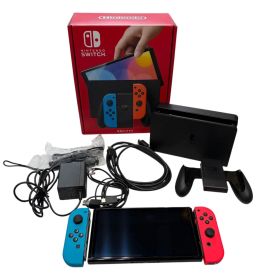 ♪3188 任天堂 スイッチ 有機EL ネオン HEG-S-KABAA 中古 switch