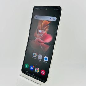 バッテリー良好 Galaxy Z Flip3 128GB クリーム SIMフリー(simロック解除済) 白ロム 中古 本体 動作確認済 【最短送料無料】G3-002