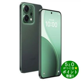 オッポ Reno14 スマートフォン SIMフリー 12GB/256GB OPPO 5G CPH2737LG ルミナスグリーン OPPO【転送不可】
