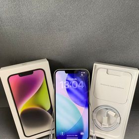 超美品 国内版 SIMフリー iPhone14 128GB スターライト色