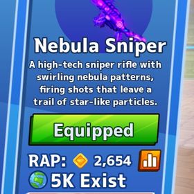Nebula Sniper | ロブロックス(ROBLOX)のアカウントデータ、RMTの販売・買取一覧