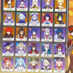 千織完凸 雲菫完凸ゴロー完凸 原石14000超 虹玉4 | 原神のアカウントデータ、RMTの販売・買取一覧