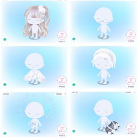 人気‼️LUNA74 ノマ 6点セット | ピグパ(ピグパーティ)のアカウントデータ、RMTの販売・買取一覧