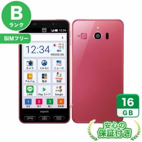 SIMフリー シンプルスマホ3 509SH ピンク16GB 本体[Bランク] Androidスマホ 中古 送料無料 当社6ヶ月保証