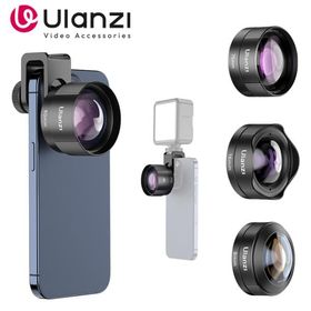 Ulanzi Phone 75mm Macro Lens With Clip Mount 0.5X Ultra Wide Angle External