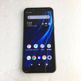 AQUOS sense2 SHV43 ニュアンスブラック / au版 白ロム / SIMロック解除済み