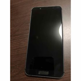 シャープ(SHARP)のAQUOS Season3 lite SHARP SH-RM12 ブラック(スマートフォン本体)