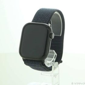 〔中古〕Apple(アップル) Apple Watch Series 10 GPS 42mm ジェットブラックアルミニウムケース インクスポーツループ〔258-ud〕