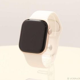 〔中古〕Apple(アップル) 〔展示品〕 Apple Watch Series 10 GPS 42mm ローズゴールドアルミニウムケース ライトブラッシュスポーツバンド〔348-ud〕