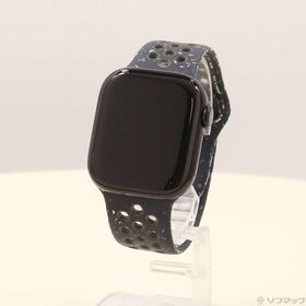 〔中古〕Apple(アップル) Apple Watch Series 10 GPS 42mm ジェットブラックアルミニウムケース ミッドナイトスカイNikeスポーツバンド〔349-ud〕