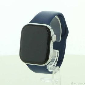 〔中古〕Apple(アップル) Apple Watch Series 10 GPS 42mm シルバーアルミニウムケース デニムスポーツバンド〔269-ud〕