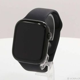 〔中古〕Apple(アップル) Apple Watch Series 10 GPS 46mm ジェットブラックアルミニウムケース ブラックスポーツバンド〔198-ud〕
