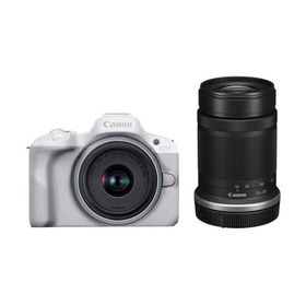 【長期保証付】CANON(キヤノン) EOS R50 ダブルズームキット ホワイト APS-C ミラーレス一眼カメラ
