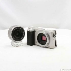 【中古】SONY(ソニー) α6000 パワーズームレンズキット シルバー ILCE-6000L 【258-ud】