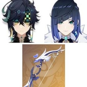 夢見月瑞希+若水+刻晴+ジン1凸+ディルック+キィニチ+夜蘭4凸+アモスの弓+ルミドゥースの挽歌+七 | 原神のアカウントデータ、RMTの販売・買取一覧