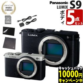 （SD＆アダプタ等5点セット）パナソニック LUMIX S9 ボディ Panasonic フルサイズミラーレス一眼カメラ ブラック シルバー DC-S9 DCS9 小型 コンパクト 高画質