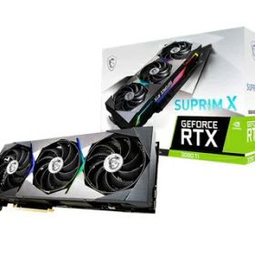 【中古】 MSI GeForce RTX 3080 Ti SUPRIM X 12G ゲーミンググラフィックスカード - 12GB GDDR6X 1845 MHz、PCI Express Gen 4 384ビット、3X DP v 1.4a、HDMI 2.1 (4Kをサポート)。