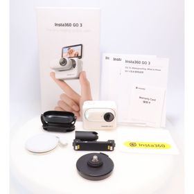 インスタスリーシックスティ(insta360)の【極美品】Insta360 GO 3（64GB）アークティックホワイト(コンパクトデジタルカメラ)