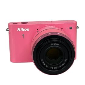 Nikon 1 J1 NIKKOR 30-110mm F3.8-5.6 VR レンズセット ピンク ニコン ミラーレス一眼 カメラ 中古 訳有 T10564268