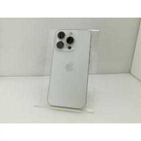 【中古】Apple 国内版 【SIMフリー】 iPhone 15 Pro 128GB ホワイトチタニウム MTU83J/A【大須アメ横】保証期間1ヶ月【ランクC】