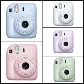 FUJIFILM/富士フイルム インスタントカメラ 『チェキ』 instax mini 12 ステルブルー/ブロッサムピンク/クレイホワイト/ライラックパープル/ミントグリーン INSTAXMINI12