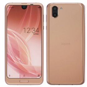 【中古】A+ランク【未使用に近い】 SIMフリー 706SH SHARP AQUOS R2 ピンクゴールド 利用制限▲(赤ロム永久保証) 送料無料