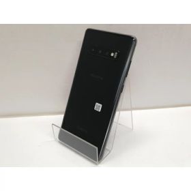 【中古】SAMSUNG docomo 【SIMロック解除済み】 Galaxy S10+ SC-04L Prism Black【仙台イービーンズ】保証期間1ヶ月【ランクB】