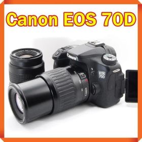 ✨ Canon EOS 70D 一眼レフ カメラ スマホ転送 キヤノン 簡単操作