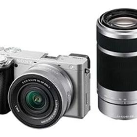 ★ソニー / SONY α6400 ILCE-6400X ダブルズームレンズキット [シルバー]【デジタル一眼カメラ】【送料無料】