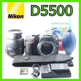 Wi-Fiでスマホに直接転送❤️Nikon D5500 セット✨届いてすぐ使える