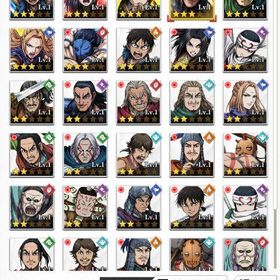 【⭐️星3×10】王騎1凸、信、嬴政、楊端和、騰1凸、バジオウ1凸、河了貂、リセマラ | キングダム 頂天のアカウントデータ、RMTの販売・買取一覧