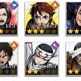 星3×6 信×2 王騎 嬴政 呉慶 騰 | キングダム 頂天のアカウントデータ、RMTの販売・買取一覧