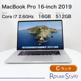 MacBook Pro 16インチ 2019 シルバー 16GB 512GB JISキーボード Cランク