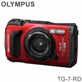 デジタルカメラ Tough TG-7-RD OM SYSTEM オリンパス タフカメラ OMデジタルソリューションズ レッドOLYMPUS デジカメ Wi-Fi スマホ転送 防水 防塵【送料無料】