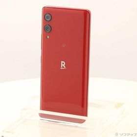 〔中古〕楽天 Rakuten Hand 5G 128GB クリムゾンレッド P780 楽天 SIMフリー〔377-ud〕
