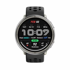 Amazfit Active2 ブラック シリコン 国内正規品 1年保証（SP170073-C226） アマズフィット アクティブ 2 GPS搭載 AMOLEDディスプレイ iPhone／Android に対応 スポーツウォッチ スマートウォッチ ランニング 健康管理