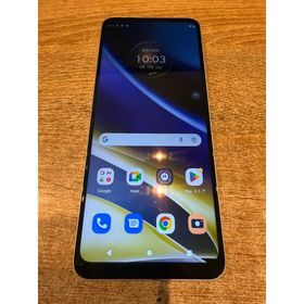 【中古正常品】moto g52j 5G 128GB パールホワイト SIMフリー motolora XT2219-1 A133