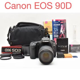 保証付き/デジタル 一眼レフ カメラ Canon EOS 90D望遠レンズセット