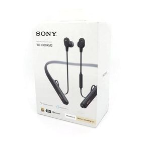 《美品》 SONY WI-1000XM2 ブラック ソニー ヘッドホン ノイズキャンセリング ワイヤレス 首掛け ネックバンド型 k3282