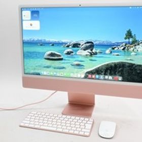 [中古]Apple iMac 24インチ 4.5K Retinaディスプレイモデル M1(8コアCPU/8コアGPU) 512GB ピンク MGPN3J/A[N]