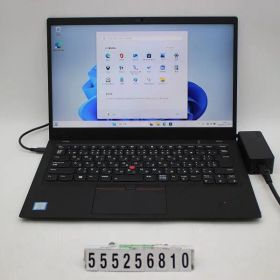 Lenovo ThinkPad X1 Carbon 6th Gen Core i5 8350U 1.7GHz/8GB/256GB(SSD)/14W/FHD(1920x1080) タッチパネル/Win11 【555256810】