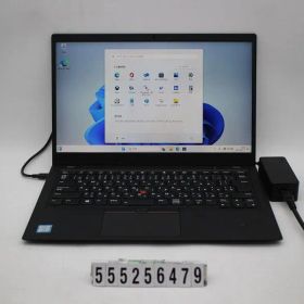 Lenovo ThinkPad X1 Carbon 6th Gen Core i5 8350U 1.7GHz/8GB/256GB(SSD)/14W/FHD(1920x1080) タッチパネル/Win11 【555256479】