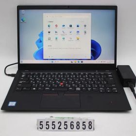 Lenovo ThinkPad X1 Carbon 6th Gen Core i5 8350U 1.7GHz/8GB/256GB(SSD)/14.0W/FHD(1920x1080) タッチパネル/Win11 【555256858】