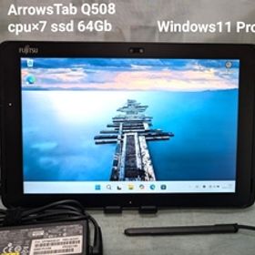 Fujitsu ARROWS Tab Q508/SE (CPU7 SSD 64GB /Windows11