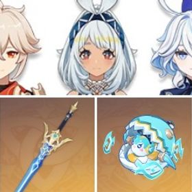 楓原万葉+七七1凸+サーフィンタイム+刻晴+フリーナ+ムアラニ4凸+ディシア+蒼古なる自由への誓い | 原神のアカウントデータ、RMTの販売・買取一覧